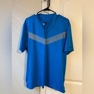 Nike Tiger Woods Blue Polo Shirt - Size Medium